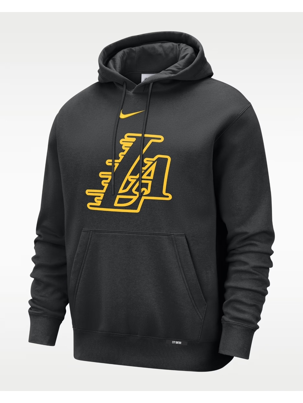 NWT New Los Angeles Lakers City Edition Men's Nike Club Hoodie - Large
